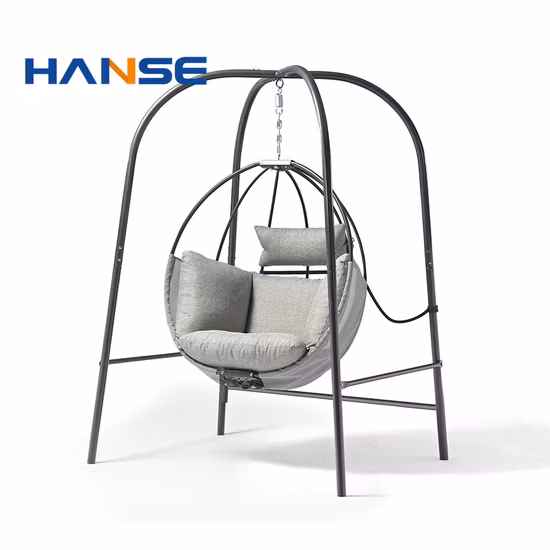 Chaise pivotante confortable à 3 places, balançoire de jardin et de Patio, suspendue