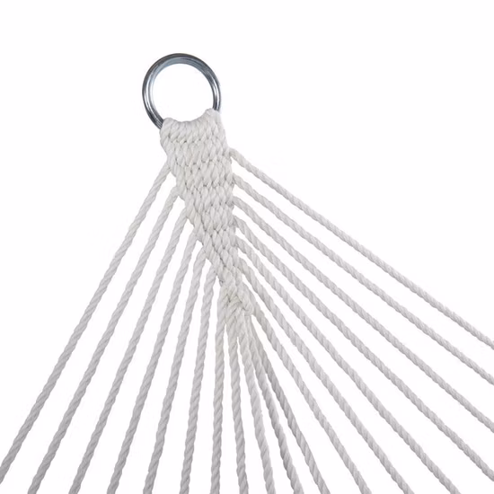 Hamac de camping portatif de patio de jardin de coton d'atelier d'entrepôt