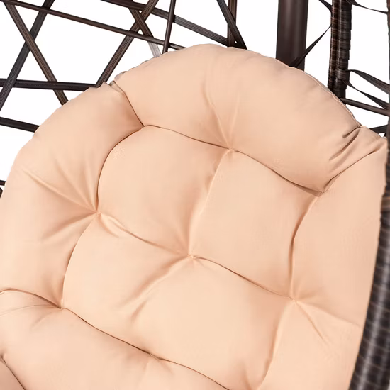 Chaise hamac suspendue, chaise balançoire en corde tissée à la main pour intérieur, extérieur, maison, chambre à coucher, Patio, terrasse, jardin