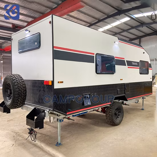 Remorque de camping hors route de luxe standard australien, caravane de voyage pour camping-car